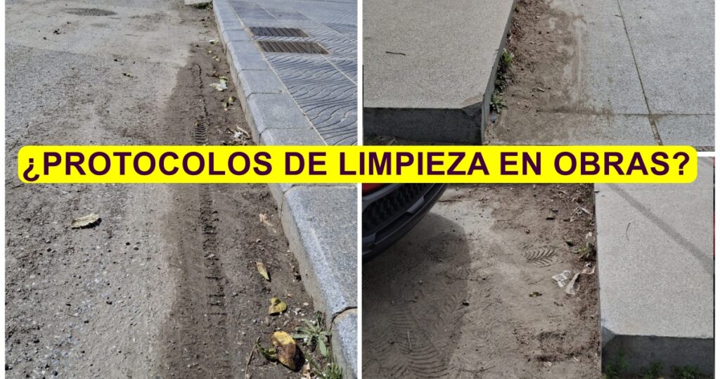 suciedad viaria por obras